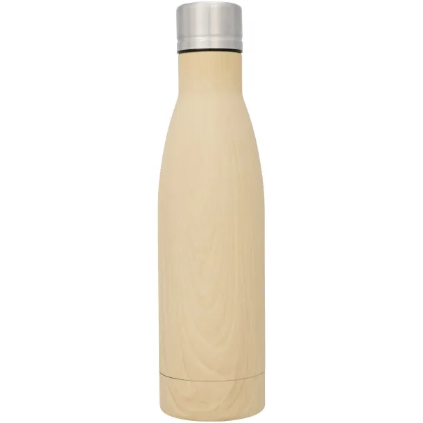 Vasa 500 ml wood-look copper vacuum insulated bottle - Avenue Brown