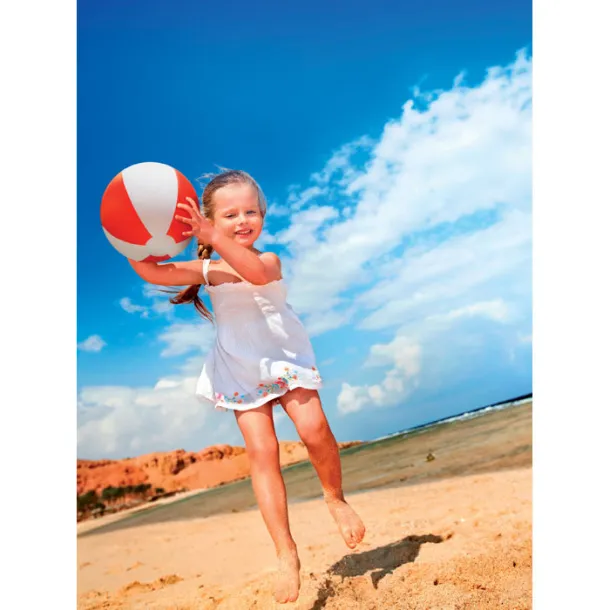 PLAYTIME Inflatable beach ball Red