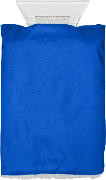 Doris ABS ice scraper and polyester glove  cobalt blue