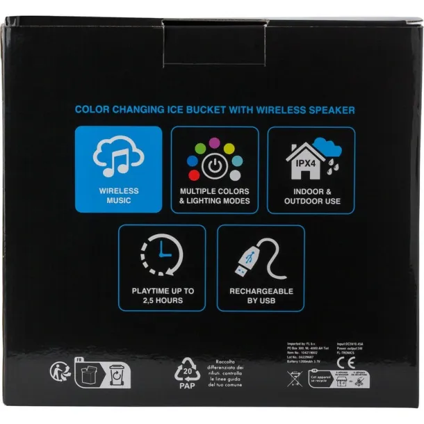  Wireless speaker, ice bucket Bijela