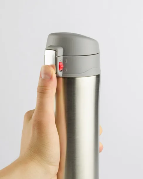 LOCK Travel mug  440 ml Srebrna