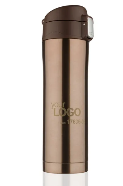 LOCK termo šalica, 440 ml Smeđa