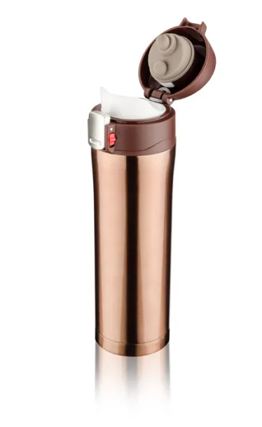 LOCK termo šalica, 440 ml Smeđa