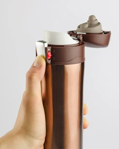 LOCK Travel mug  440 ml Brown