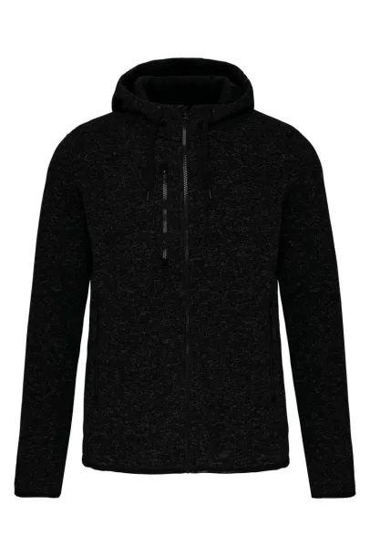  MEN'S HEATHER HOODED JACKET - Proact Dark Grey Melange