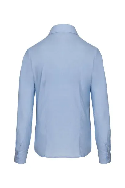  LADIES' LONG-SLEEVED OXFORD SHIRT - Kariban Oxford Blue