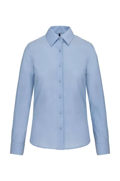  LADIES' LONG-SLEEVED OXFORD SHIRT - Kariban Oxford Blue