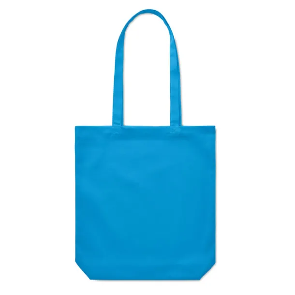 RASSA COLOURED 270 gr/m² Canvas shopping bag Turquoise