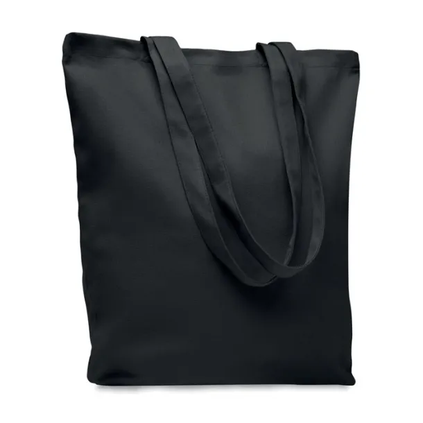 RASSA COLOURED 270 gr/m² Canvas shopping bag Black