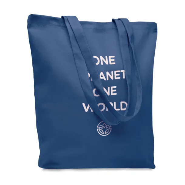 RASSA COLOURED 270 gr/m² Canvas shopping bag Blue