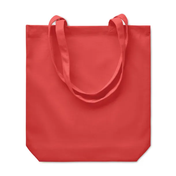 RASSA COLOURED 270 gr/m² Canvas shopping bag Red