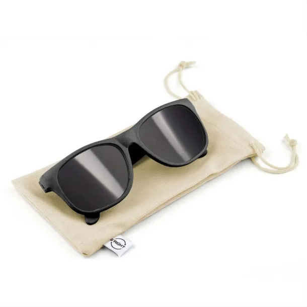  Wheat straw sunglasses B'RIGHT Crna