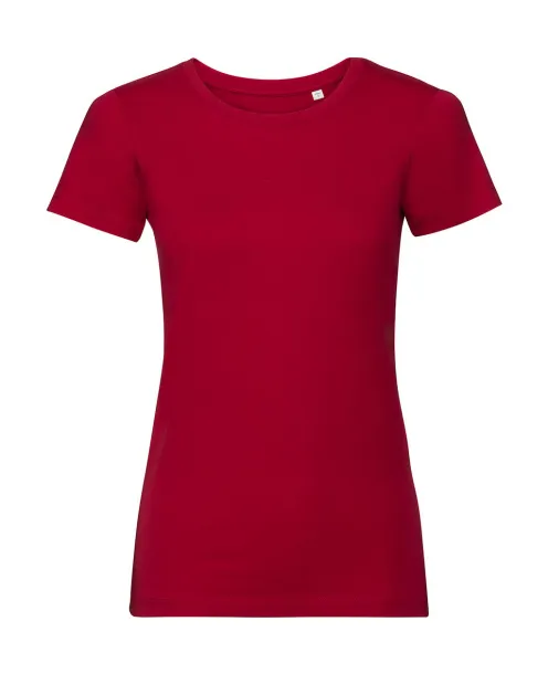  Ladies´ Pure Organic Tee - Russell Pure Organic Klasična crvena