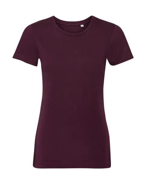  Ladies´ Pure Organic Tee - Russell Pure Organic Burgundy