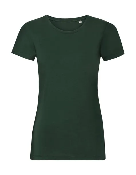  Ladies´ Pure Organic Tee - Russell Pure Organic Zelena