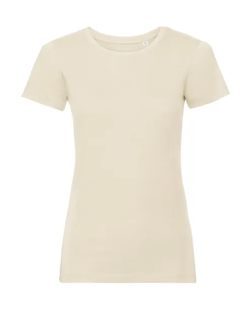  Ladies´ Pure Organic Tee - Russell Pure Organic Prirodna