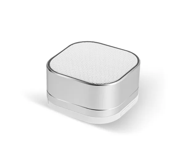 MUSIC Metal bluetooth speaker - PIXO Srebrna