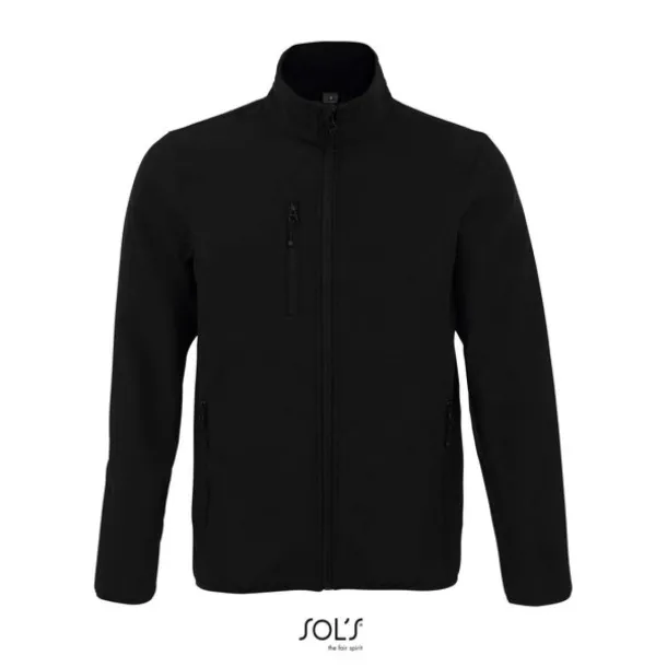  SOL'S RADIAN MEN - SOFTSHELL ZIP JACKET - SOL'S Black