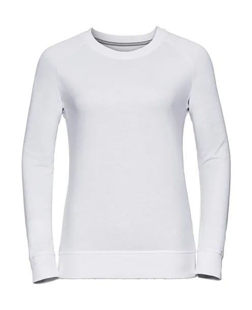  Ladies HD Raglan Sweat - Russell  Bijela