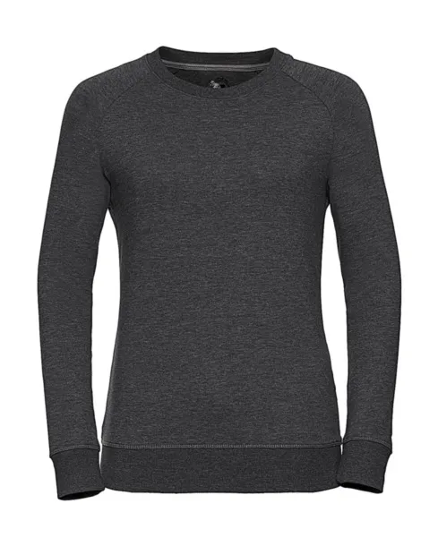  Ladies HD Raglan Sweat - Russell  Grey Marl