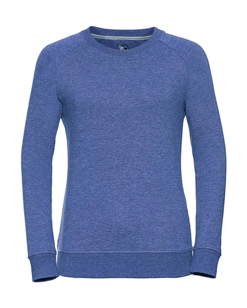  Ženski raglan pulover, 255 g/m² - Russell  Blue Marl