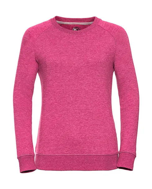  Ladies HD Raglan Sweat - Russell  Pink Marl