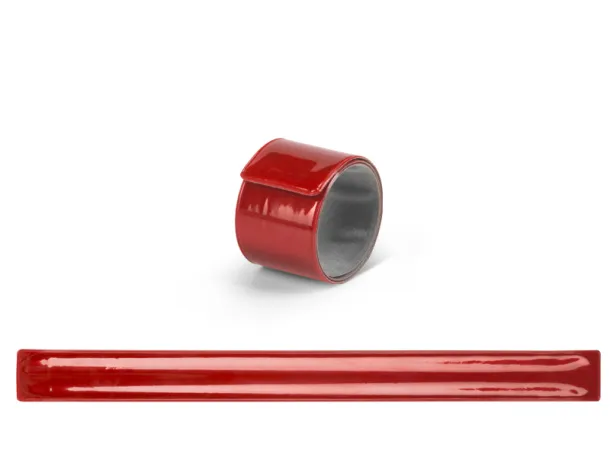 FUNPLASTIC flexible reflective wristband Red