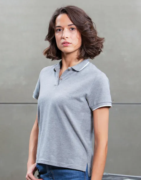  The Women’s Tipped Polo - Mantis