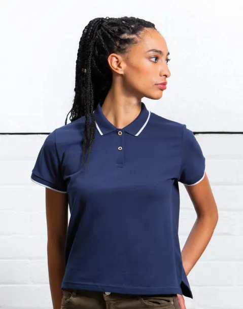  The Women’s Tipped Polo - Mantis