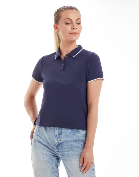  The Women’s Tipped Polo - Mantis