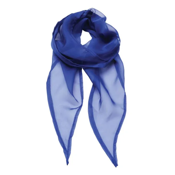  'COLOURS COLLECTION' PLAIN CHIFFON SCARF - Premier Royal