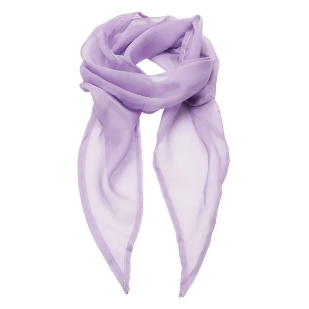  'COLOURS COLLECTION' PLAIN CHIFFON SCARF - Premier Lilac