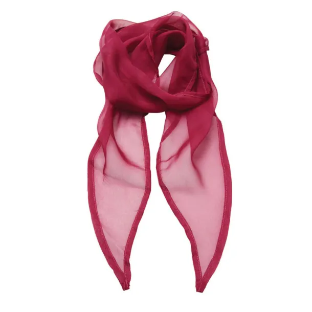  'COLOURS COLLECTION' PLAIN CHIFFON SCARF - Premier Hot Pink