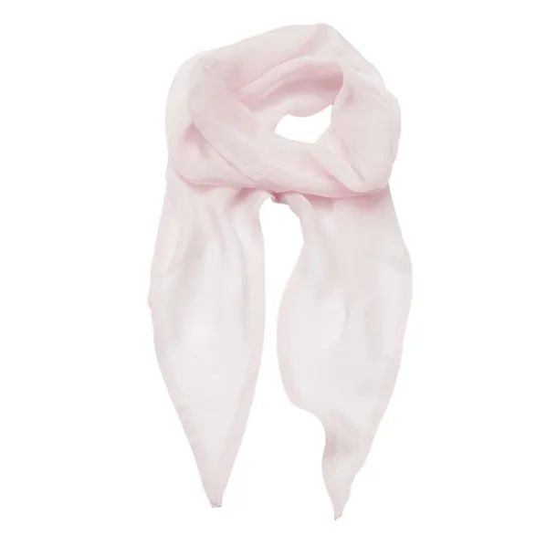  'COLOURS COLLECTION' PLAIN CHIFFON SCARF - Premier Pink