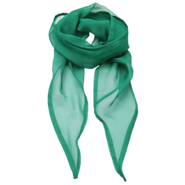  'COLOURS COLLECTION' PLAIN CHIFFON SCARF - Premier Emerald