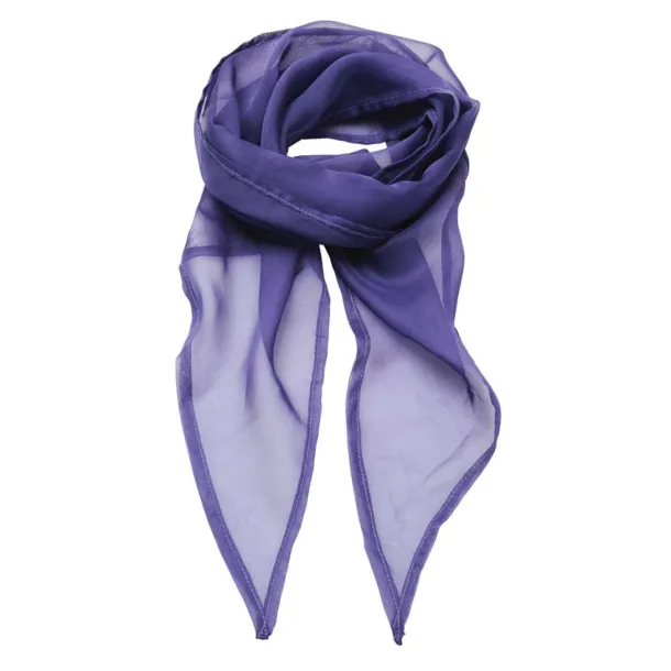  'COLOURS COLLECTION' PLAIN CHIFFON SCARF - Premier Ljubičasta