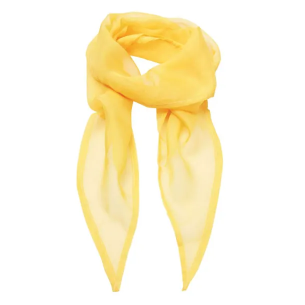  'COLOURS COLLECTION' PLAIN CHIFFON SCARF - Premier Sunflower