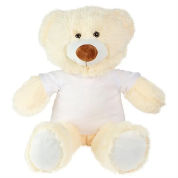 Bernie Brown Plush teddy bear Bijela