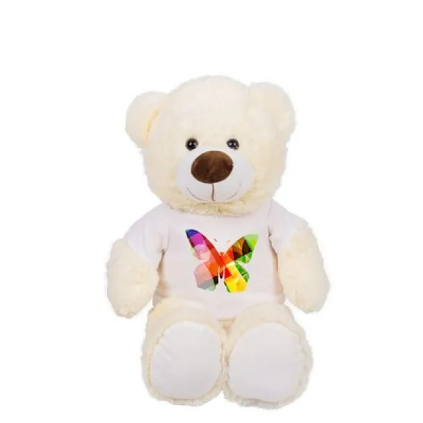 Bernie Brown Plush teddy bear white