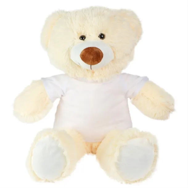 Bernie Brown Plush teddy bear Bijela