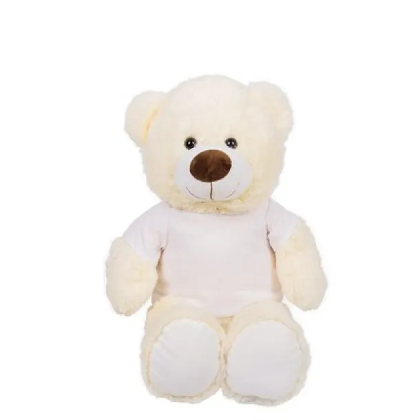 Bernie Brown Plush teddy bear Bijela