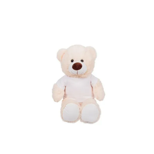 Bernie Brown Plush teddy bear Bijela