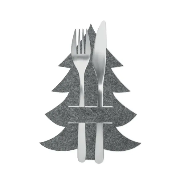 TREESGUARD RPET felt cutlery holder set Grey