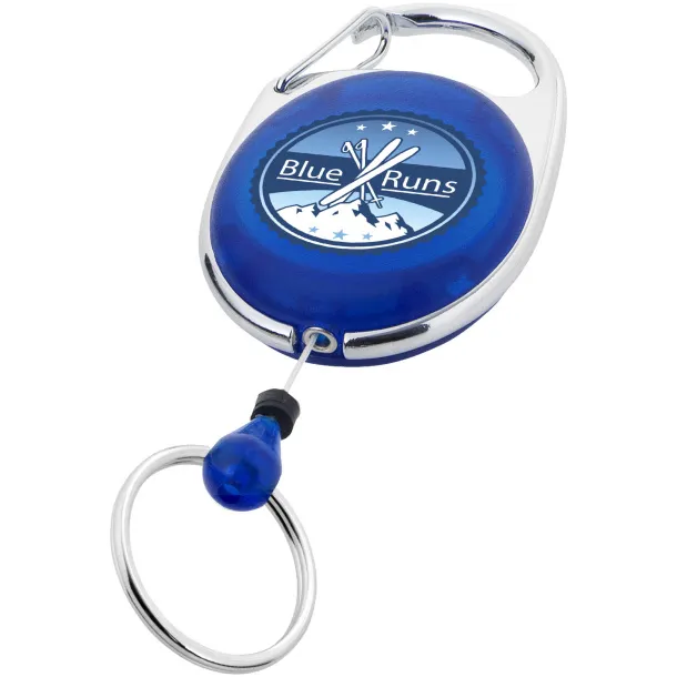 Gerlos roller clip keychain Blue