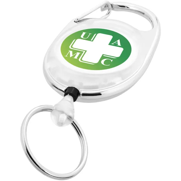 Gerlos roller clip keychain White