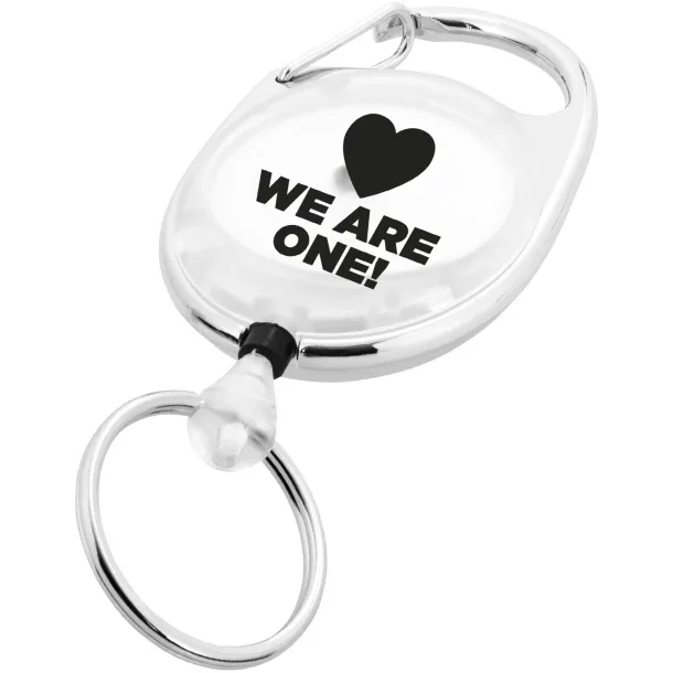 Gerlos roller clip keychain White