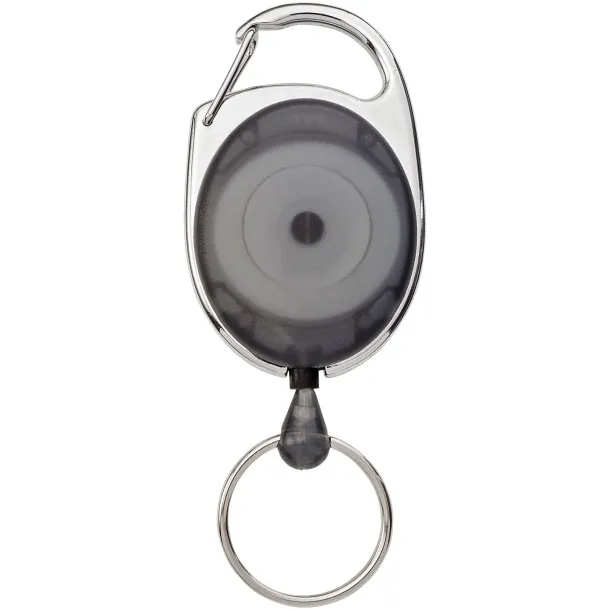 Gerlos roller clip keychain Solid black