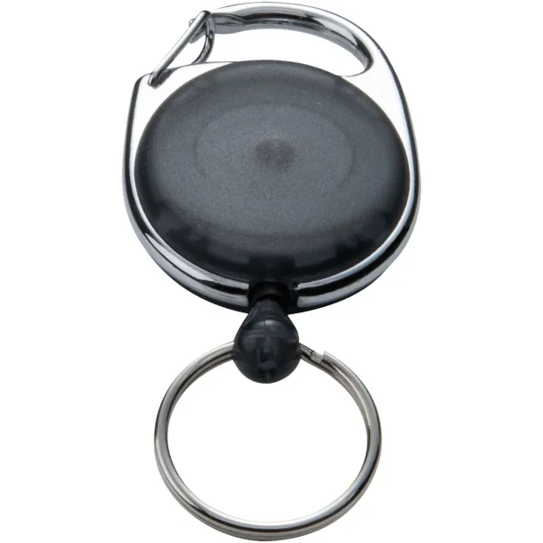 Gerlos roller clip keychain Solid black