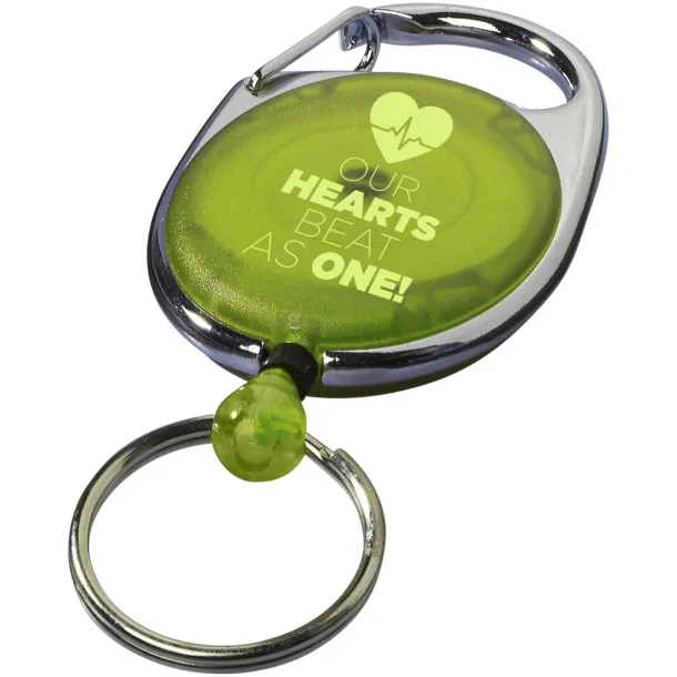 Gerlos roller clip keychain Lime