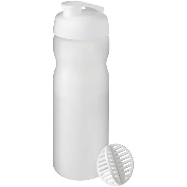 Baseline Plus 650 ml shaker bottle White Frosted Clear